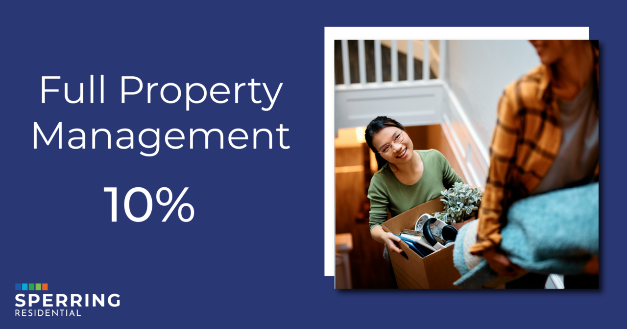 Full Property Management only 10%